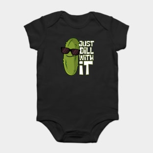 Just Dill With It Cool Pickle Baby Bodysuit